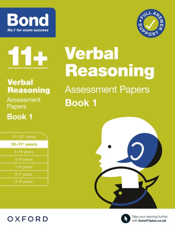 Bond 11+: Verbal Reasoning Assessment Papers Book 1 10-11 Years: Ready for the 2024 exam