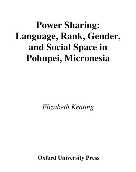 Power Sharing (e-bog) af Keating, Elizabeth