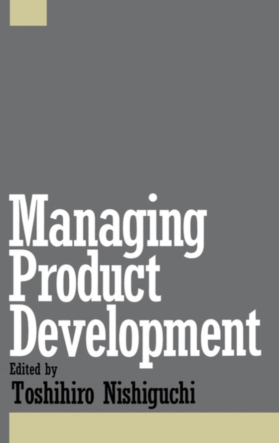 Managing Product Development