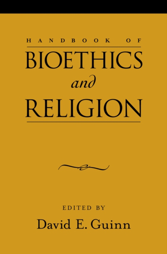 Handbook of Bioethics and Religion (e-bog) af -