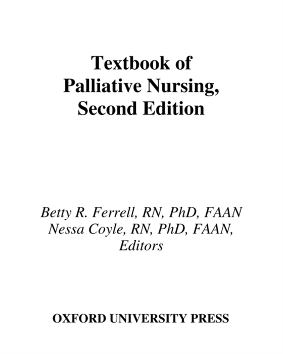 Textbook of Palliative Nursing