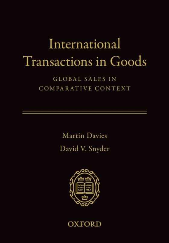 International Transactions in Goods (e-bog) af Snyder, David V.
