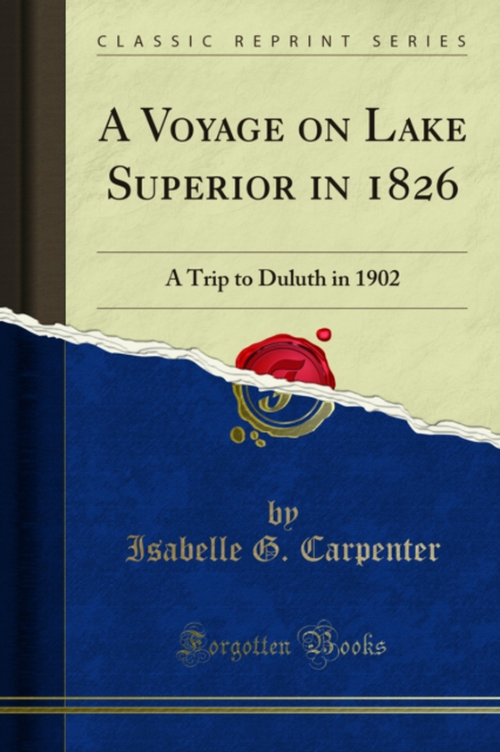 Voyage on Lake Superior in 1826