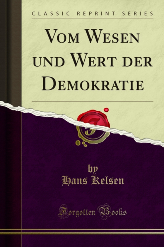 Vom Wesen und Wert der Demokratie (e-bog) af Kelsen, Hans