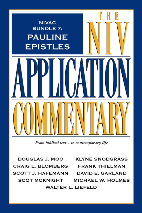 NIVAC Bundle 7: Pauline Epistles (e-bog) af Liefeld, Walter L.