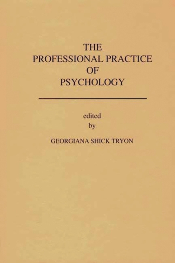 Professional Practice of Psychology