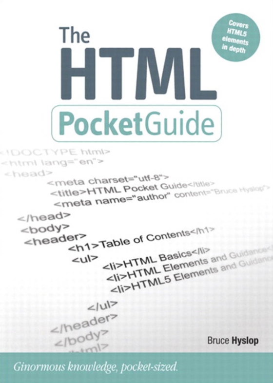 HTML Pocket Guide, The