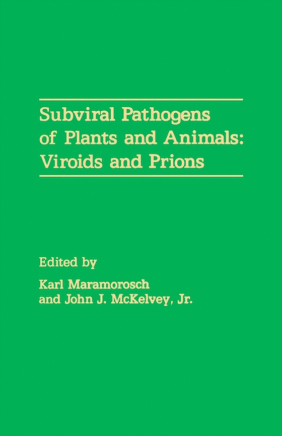 Subviral Pathogens of Plants and Animals: Viroids and Prions (e-bog) af -