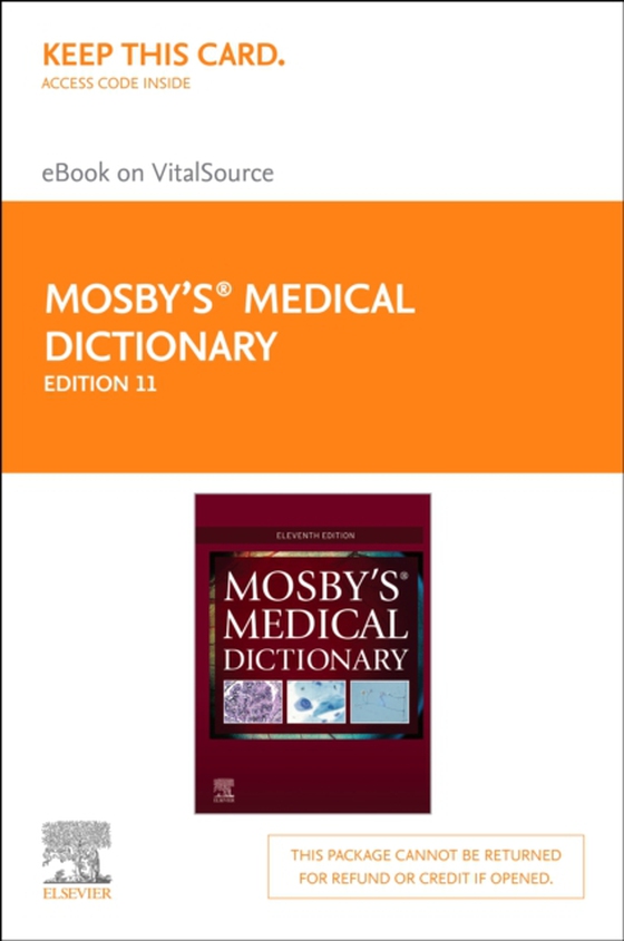 Mosby's Medical Dictionary - E-Book