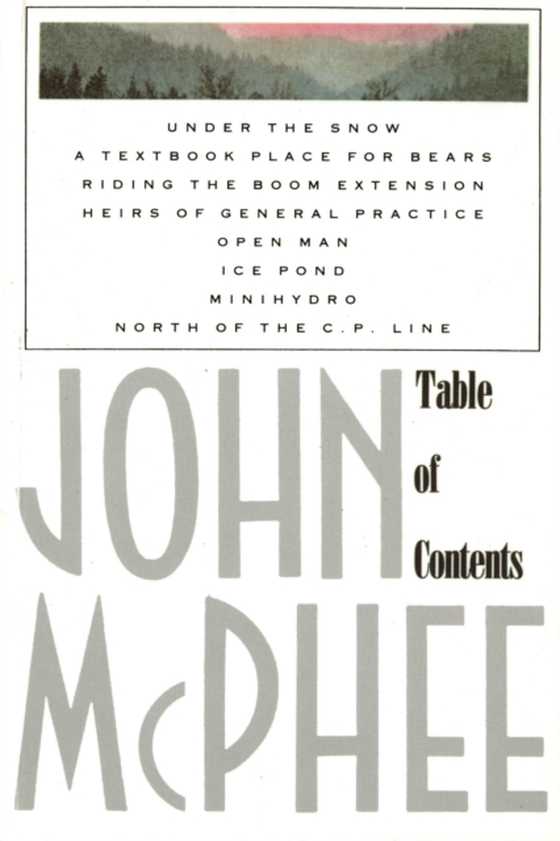 Table of Contents (e-bog) af McPhee, John