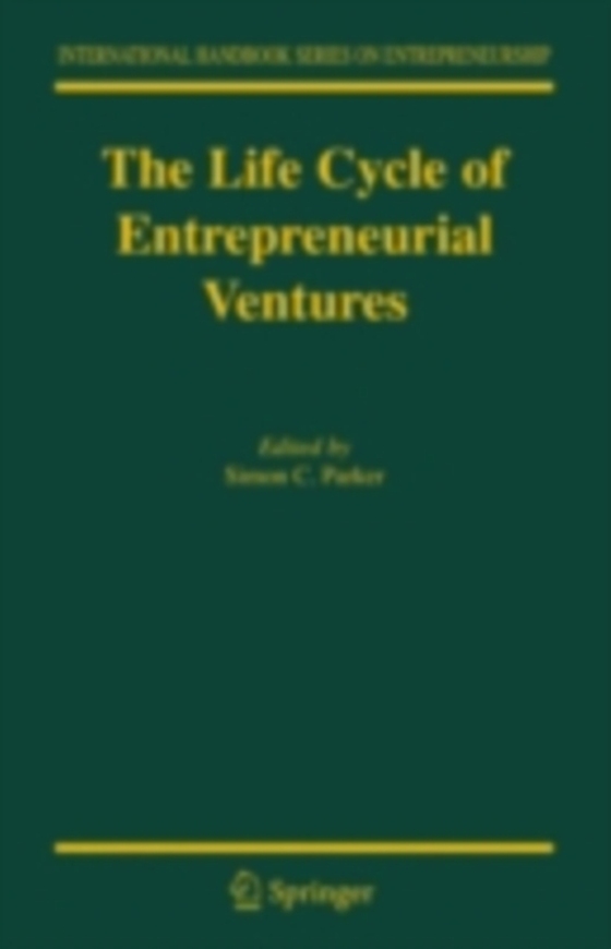 Life Cycle of Entrepreneurial Ventures (e-bog) af -