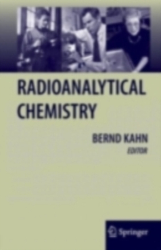 Radioanalytical Chemistry (e-bog) af -