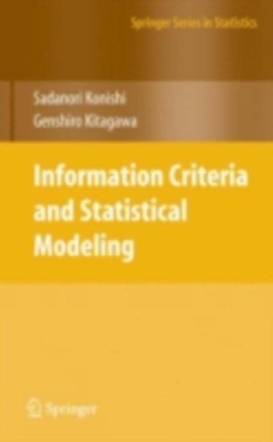 Information Criteria and Statistical Modeling (e-bog) af Kitagawa, Genshiro