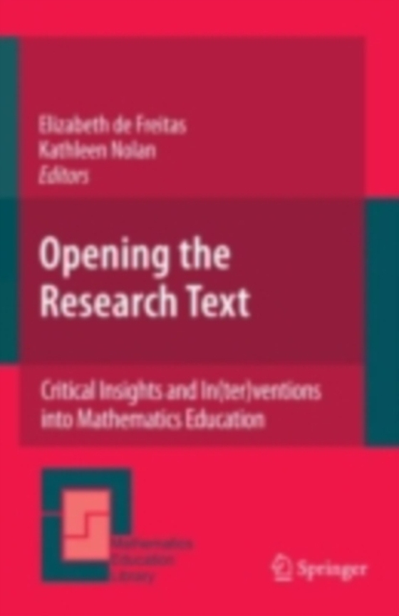 Opening the Research Text (e-bog) af -