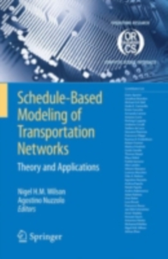 Schedule-Based Modeling of Transportation Networks