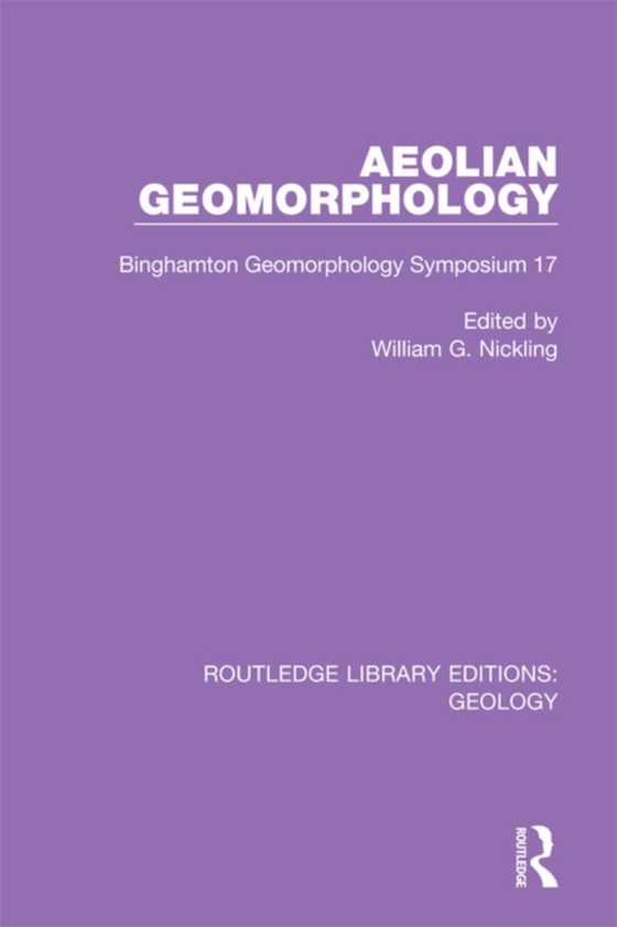 Aeolian Geomorphology (e-bog) af -