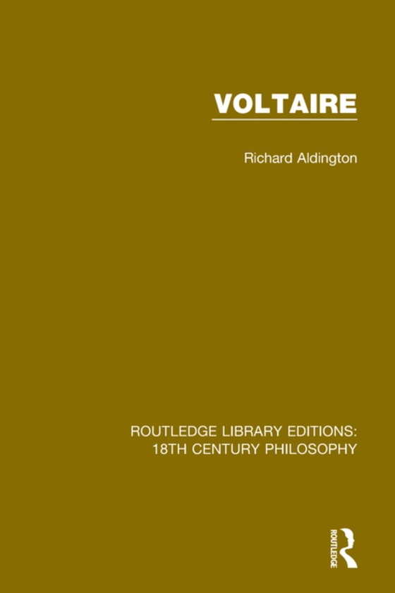 Voltaire (e-bog) af Aldington, Richard