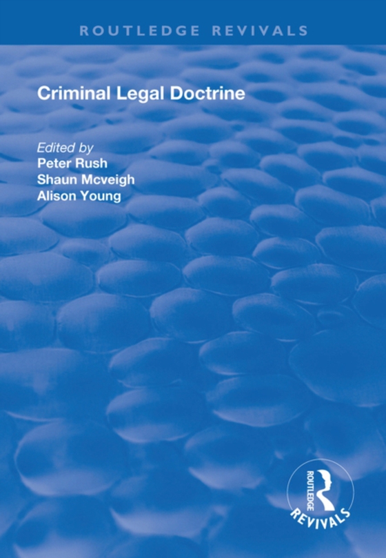 Criminal Legal Doctrine (e-bog) af -