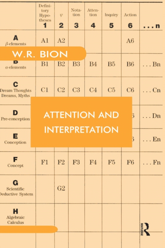 Attention and Interpretation (e-bog) af Bion, Wilfred R.