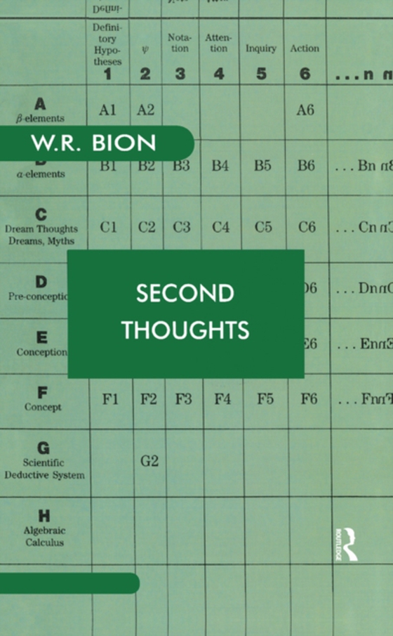 Second Thoughts (e-bog) af Bion, Wilfred R.