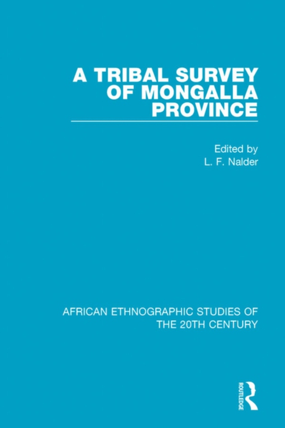 Tribal Survey of Mongalla Province