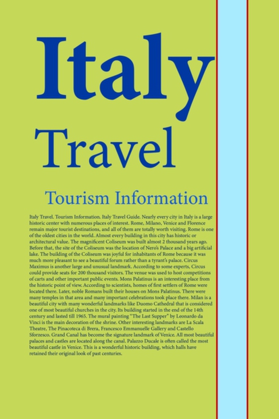 Italy Travel: Tourism Information (e-bog) af Russell, Jesse