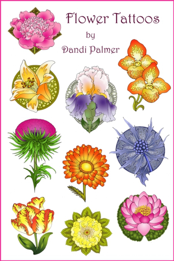 Flower Tattoos (e-bog) af Palmer, Dandi