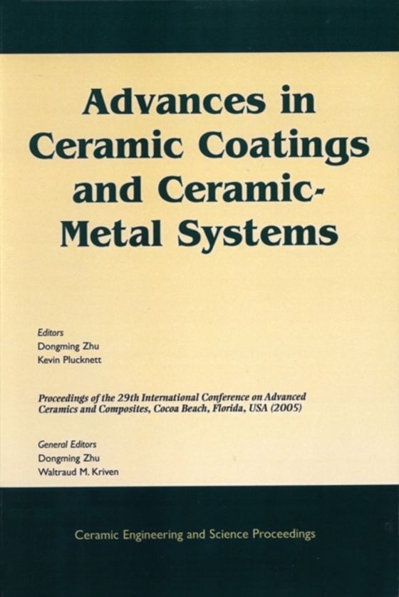 Advances in Ceramic Coatings and Ceramic-Metal Systems (e-bog) af -