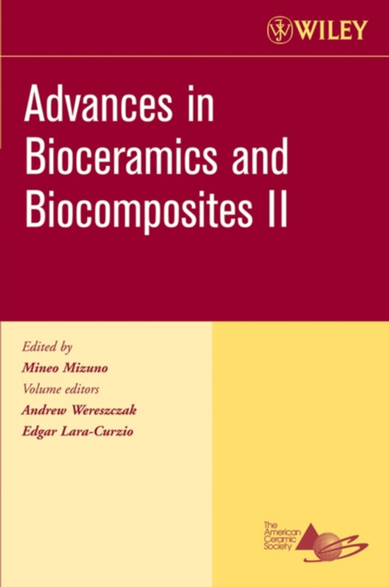 Advances in Bioceramics and Biocomposites II, Volume 27, Issue 6 (e-bog) af -