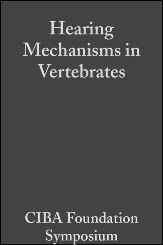 Hearing Mechanisms in Vertebrates (e-bog) af -