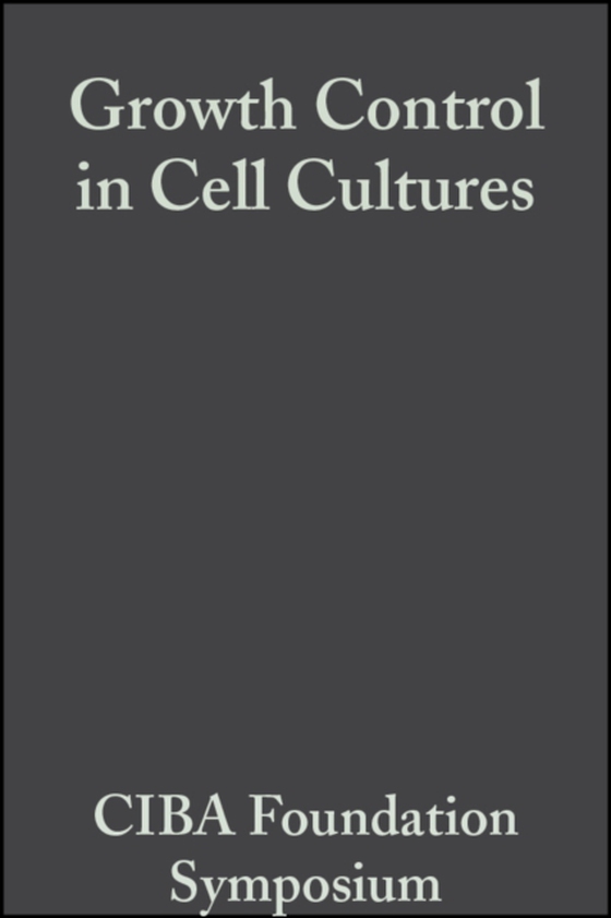 Growth Control in Cell Cultures