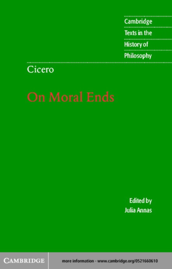 Cicero: On Moral Ends (e-bog) af Cicero, Marcus Tullius