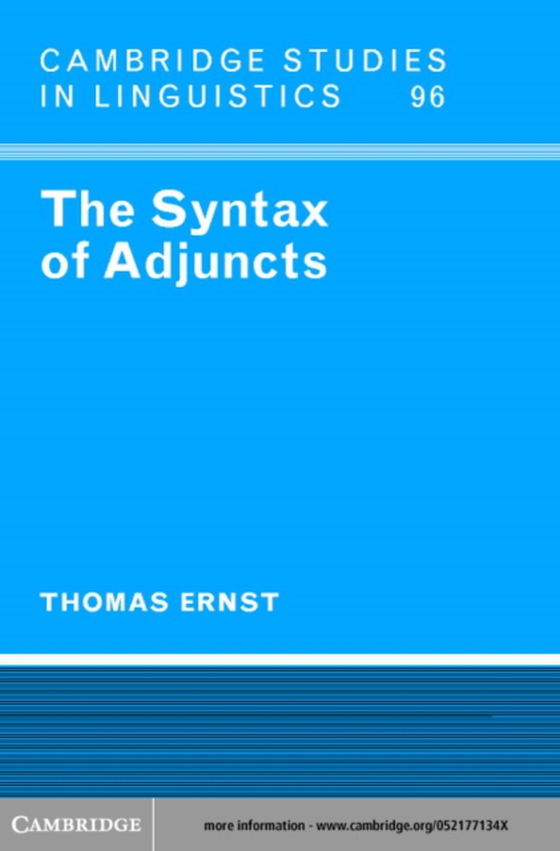 Syntax of Adjuncts (e-bog) af Ernst, Thomas