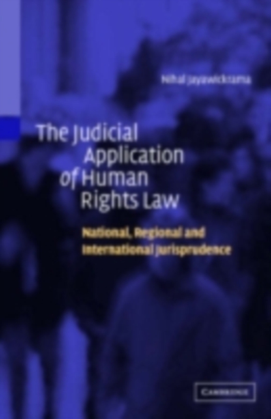 Judicial Application of Human Rights Law (e-bog) af Jayawickrama, Nihal