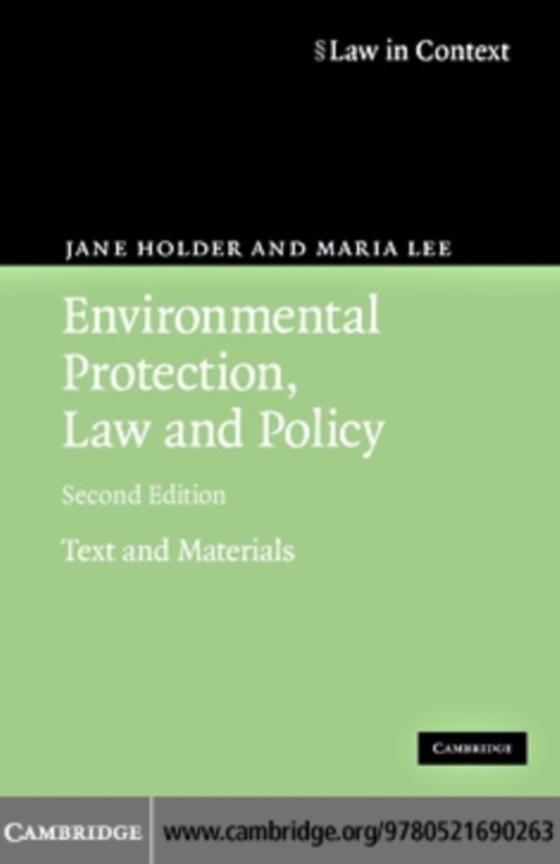 Environmental Protection, Law and Policy (e-bog) af Lee, Maria