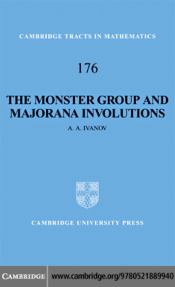 Monster Group and Majorana Involutions (e-bog) af Ivanov, A. A.