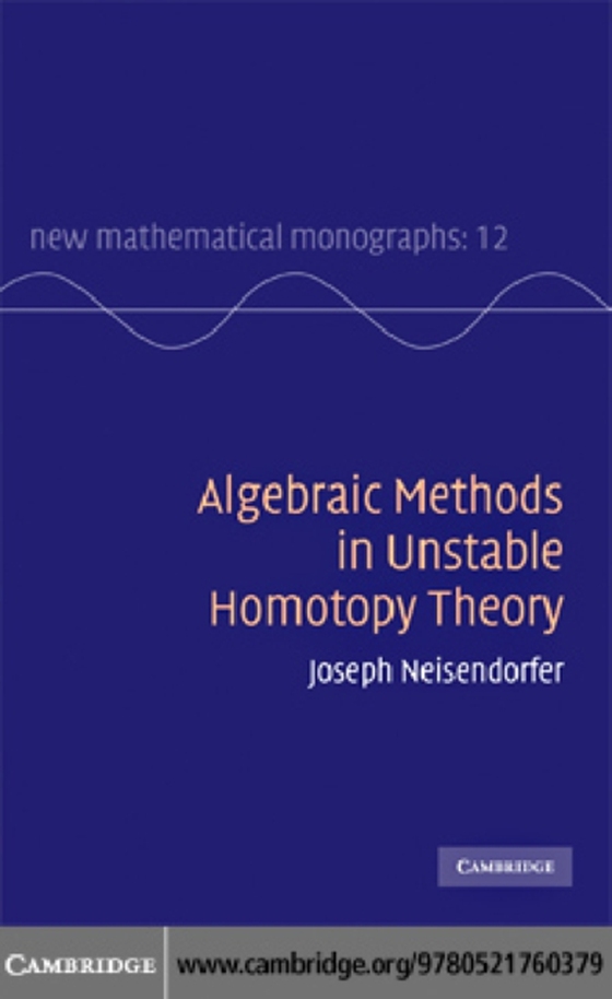 Algebraic Methods in Unstable Homotopy Theory (e-bog) af Neisendorfer, Joseph