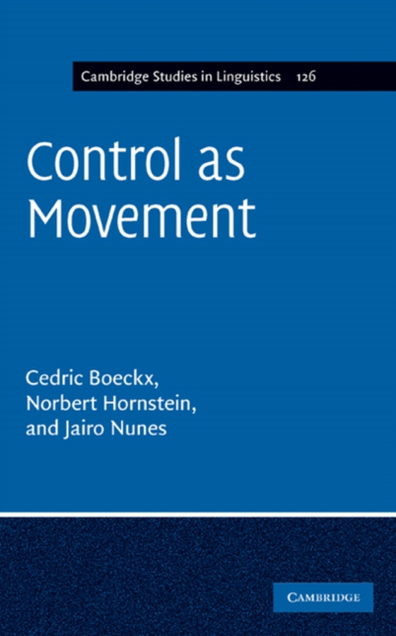 Control as Movement (e-bog) af Nunes, Jairo