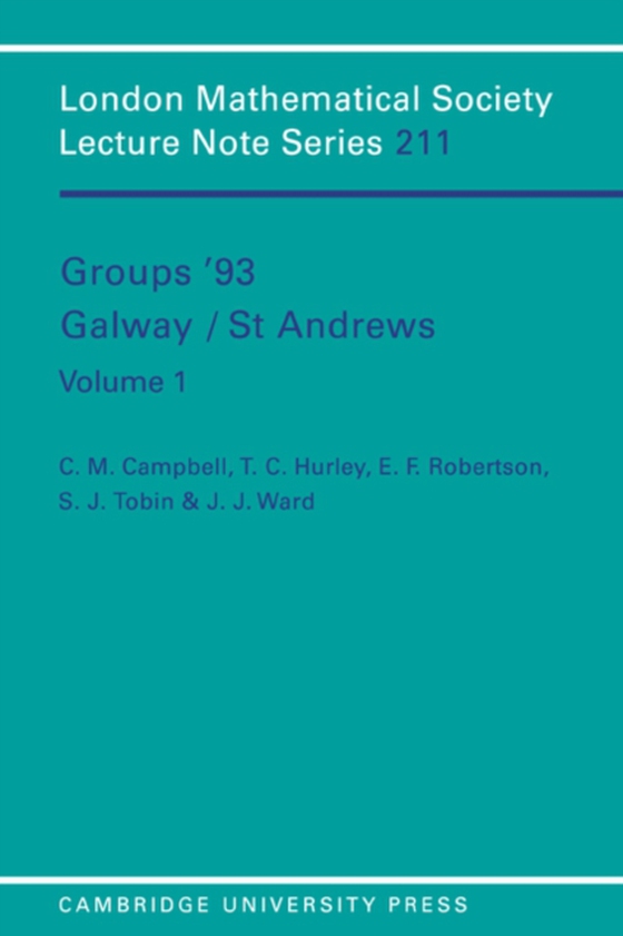 Groups '93 Galway/St Andrews: Volume 1 (e-bog) af Ward, J.