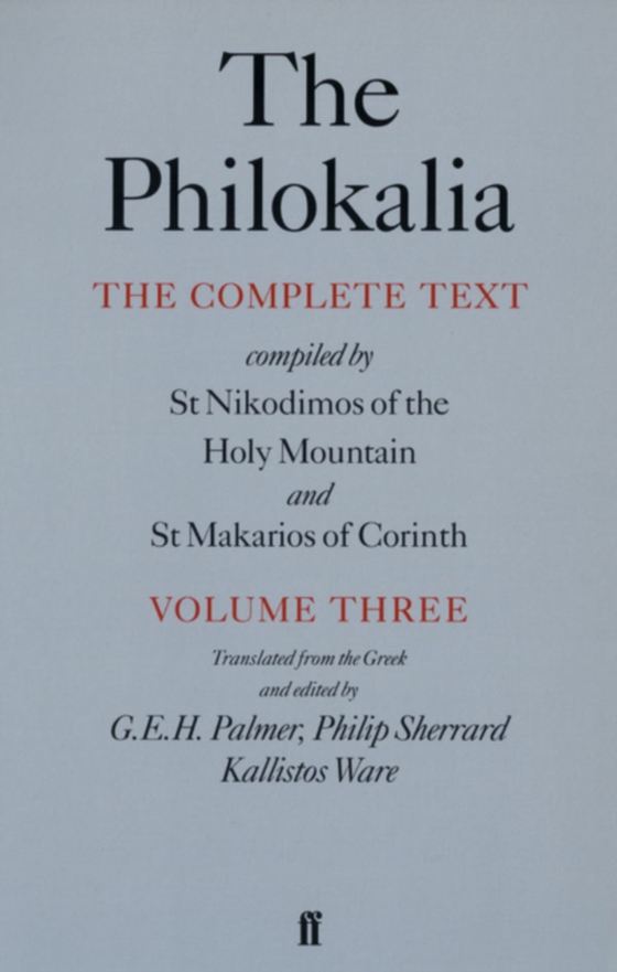 Philokalia Vol 3