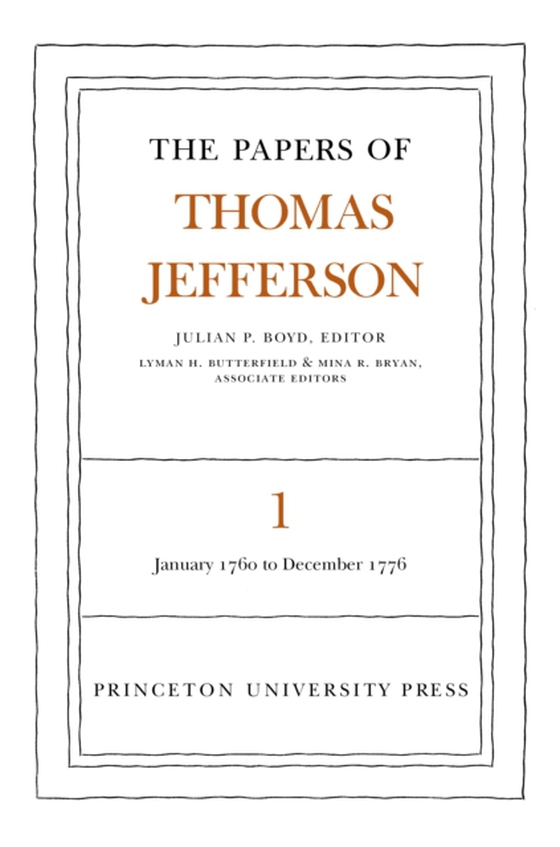 Papers of Thomas Jefferson, Volume 1