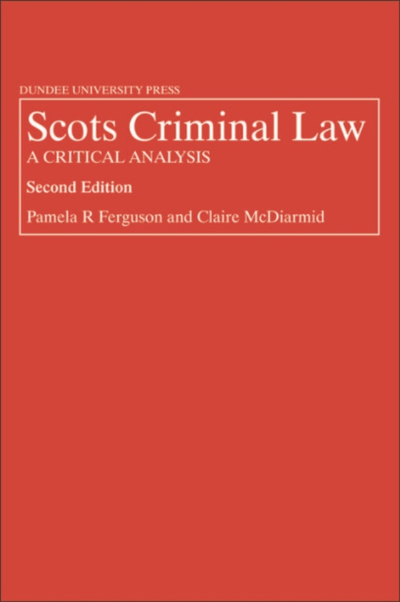 Scots Criminal Law (e-bog) af McDiarmid, Claire