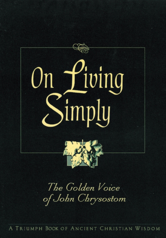 On Living Simply