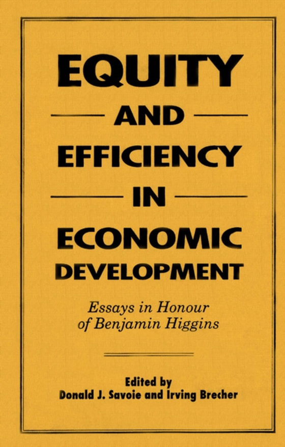 Equity and Efficiency in Economic Development (e-bog) af Brecher, Irving