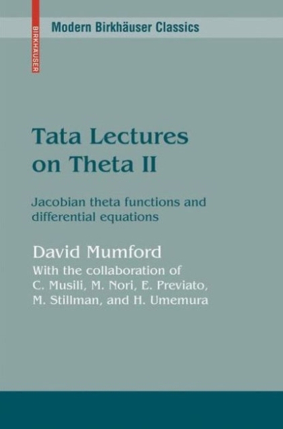 Tata Lectures on Theta II