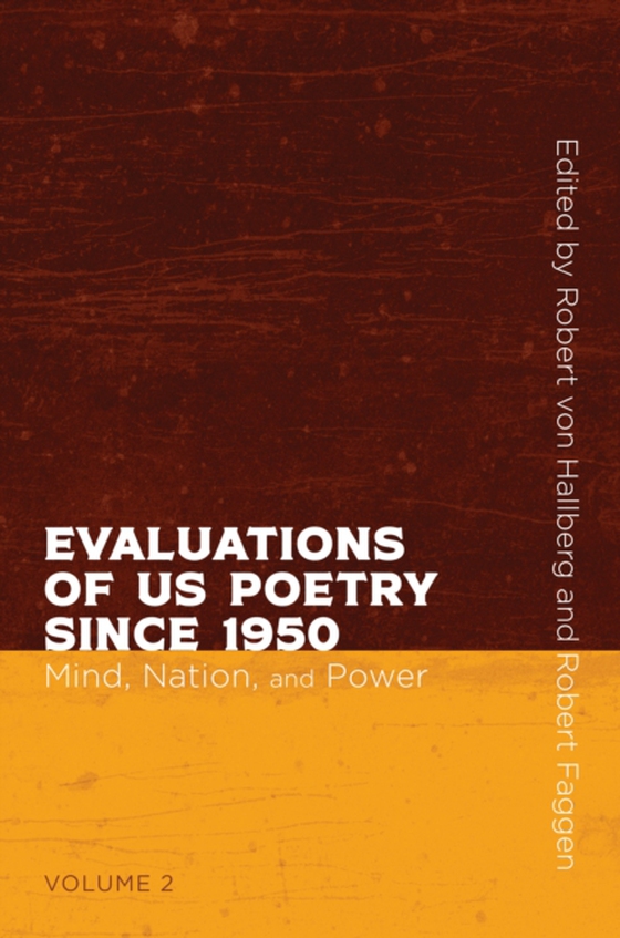 Evaluations of US Poetry since 1950, Volume 2 (e-bog) af -