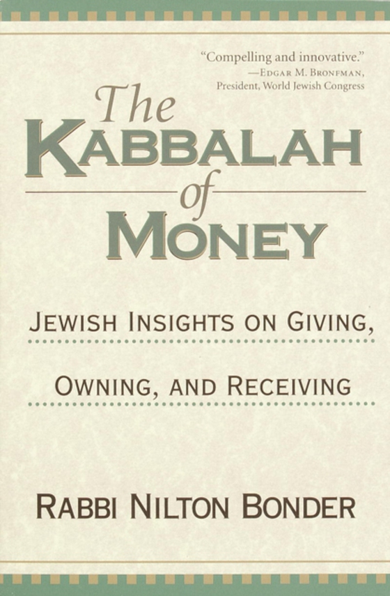 Kabbalah of Money (e-bog) af Bonder, Rabbi Nilton