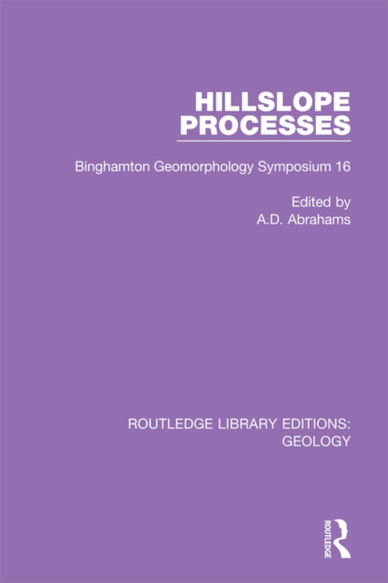 Hillslope Processes (e-bog) af -