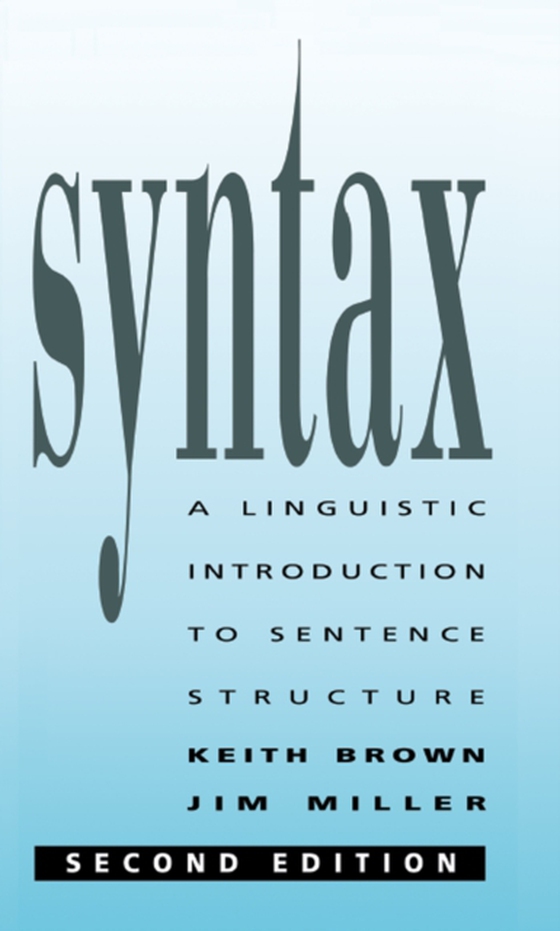 Syntax (e-bog) af Miller, Jim