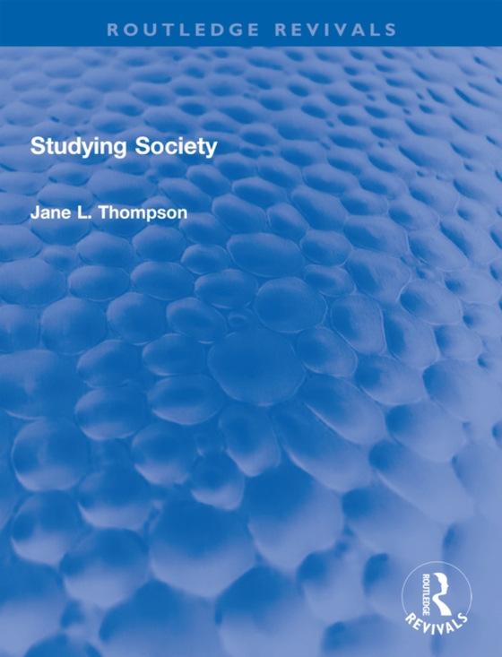 Studying Society (e-bog) af Thompson, Jane L.